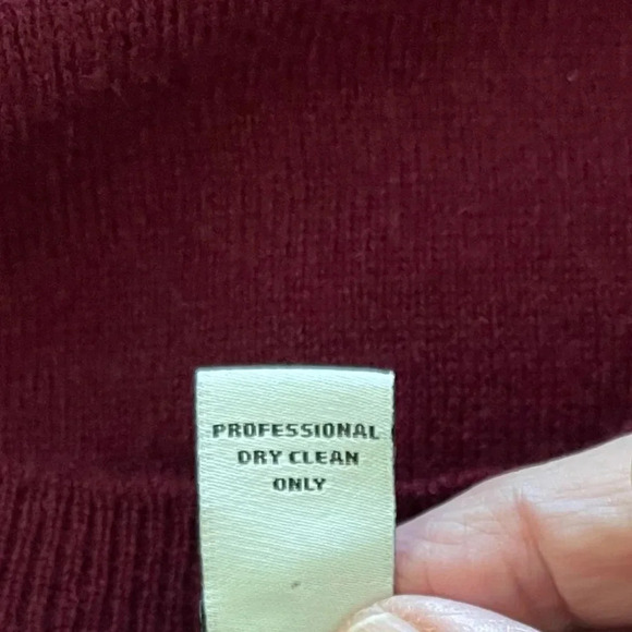 Autumn Cashmere Tie Front Sweater Dress in Pinot quiet luxury - Picture 6 of 6